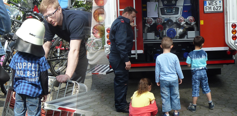 Brandschutzerziehung Feuerwehr Moers