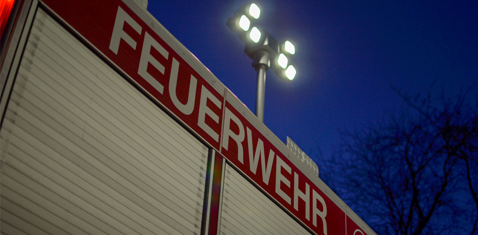 Feuerwehr Lichtmast